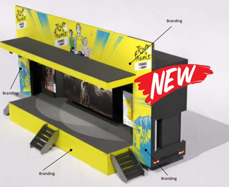 Podium trailer XL