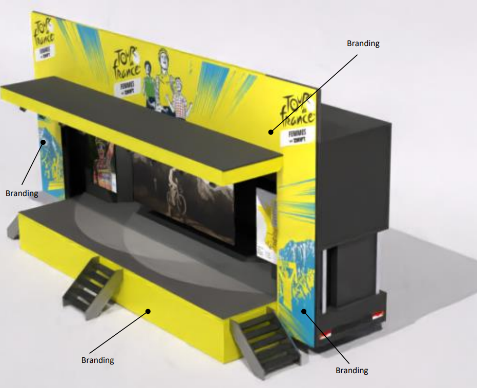 Podiumwagen XL